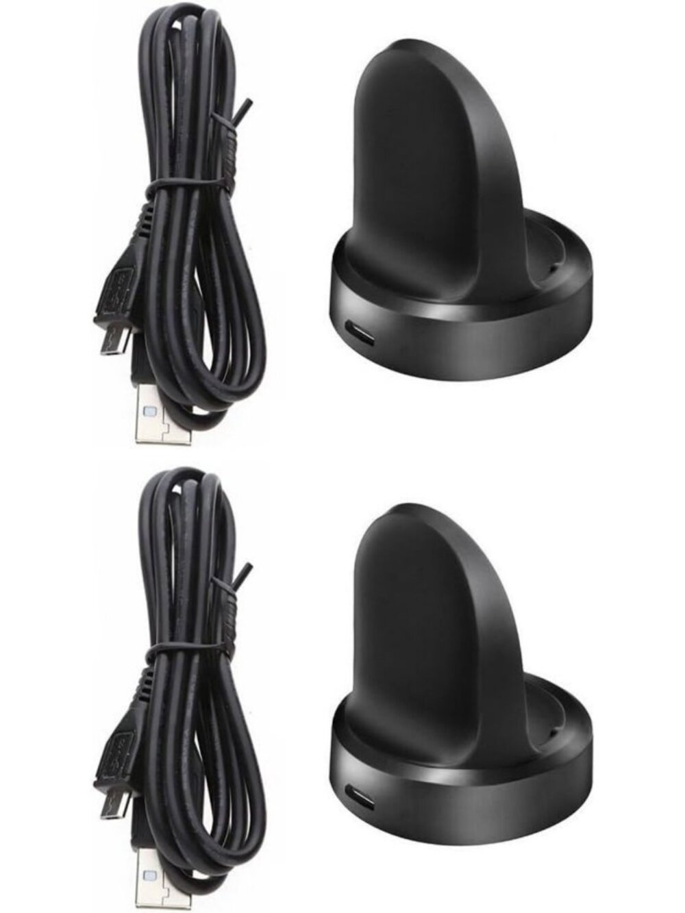 Smartwatch Charging Dock for Gear S3 Classic/Frontier - 2-Pack Cradle Charger
